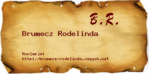 Brumecz Rodelinda névjegykártya